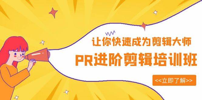 （6131期）PR进阶剪辑培训班，让你快速成为剪辑大师 12节视频课程+素材！插图
