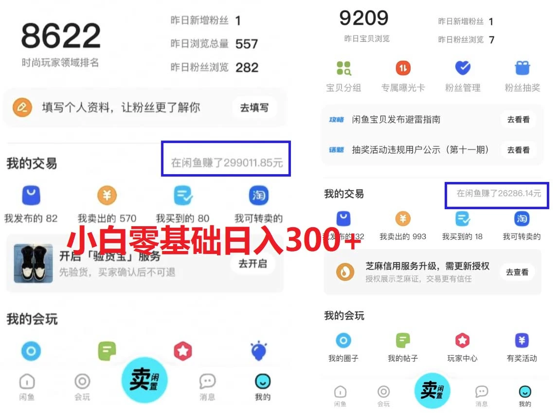 (5903期)2023最新闲鱼冷门蓝海玩法,小白零成本当天出单日入200+插图1 (5903期)2023最新闲鱼冷门蓝海玩法,小白零成本当天出单日入200+插图1