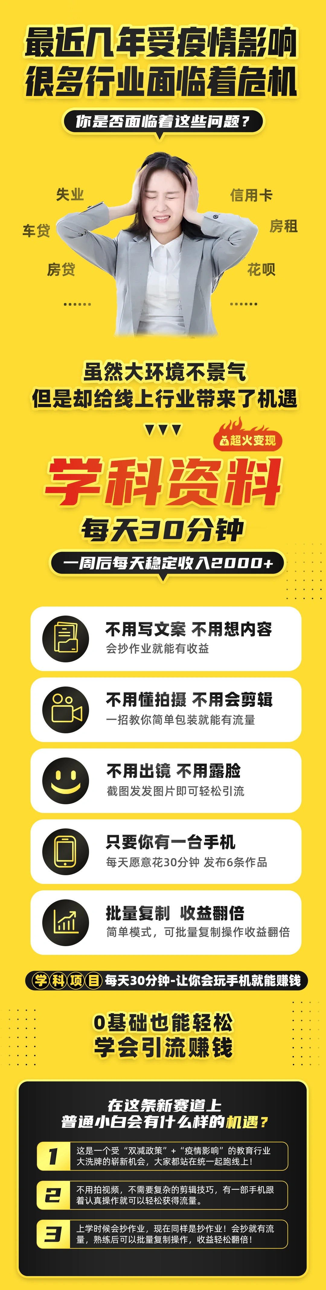 (5003期)2023最新k12学科资料变现项目:一单299双平台操作 年入50w(资料+软件+教程)插图1 (5003期)2023最新k12学科资料变现项目:一单299双平台操作 年入50w(资料+软件+教程)插图1