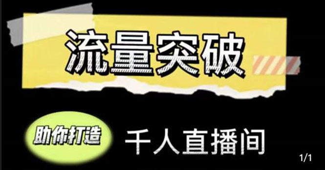 （4163期）直播运营实战视频课，助你打造千人直播间（14节视频课）插图