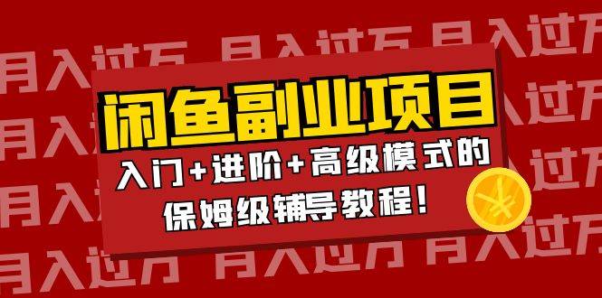 （3879期）月入过万闲鱼副业项目：入门+进阶+高级模式的保姆级辅导教程！插图