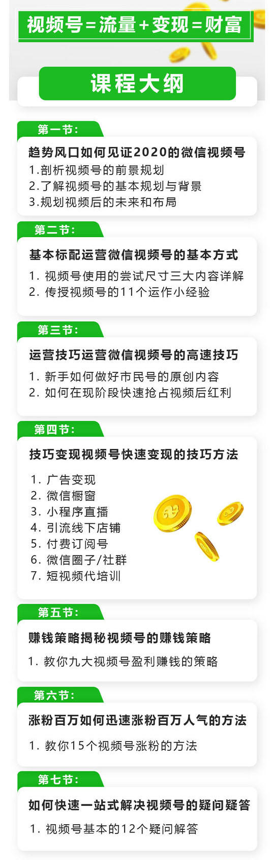 （3020期）玩转微信视频号赚钱：小白变大咖 涨粉百万 实现快速变现1000万的现金流插图1