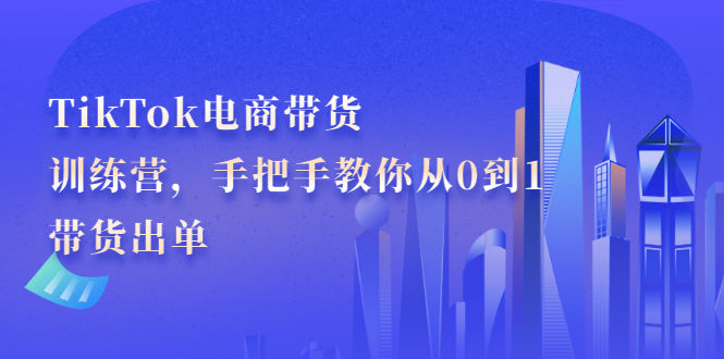 （2172期）TikTok电商带货训练营，手把手教你从0到1带货出单插图