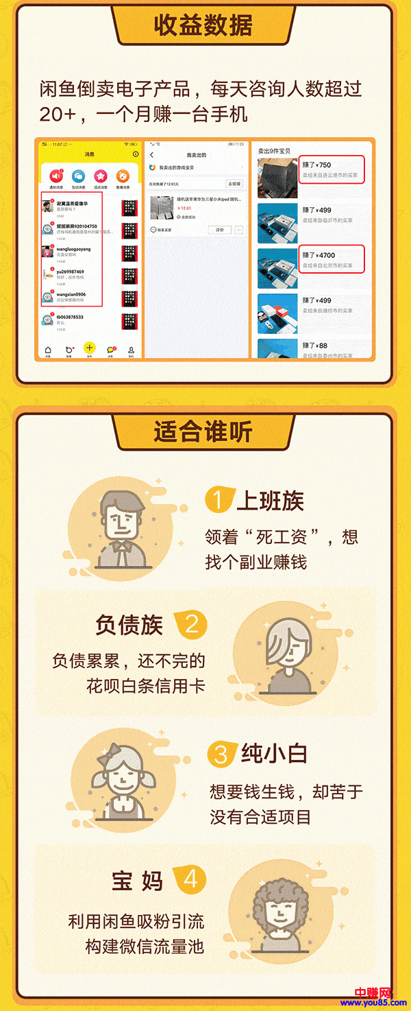 （940期）闲鱼另类玩法全方位解析，5分钟上手+3天见收益，0成本赚钱月入5000+(8节课)插图3