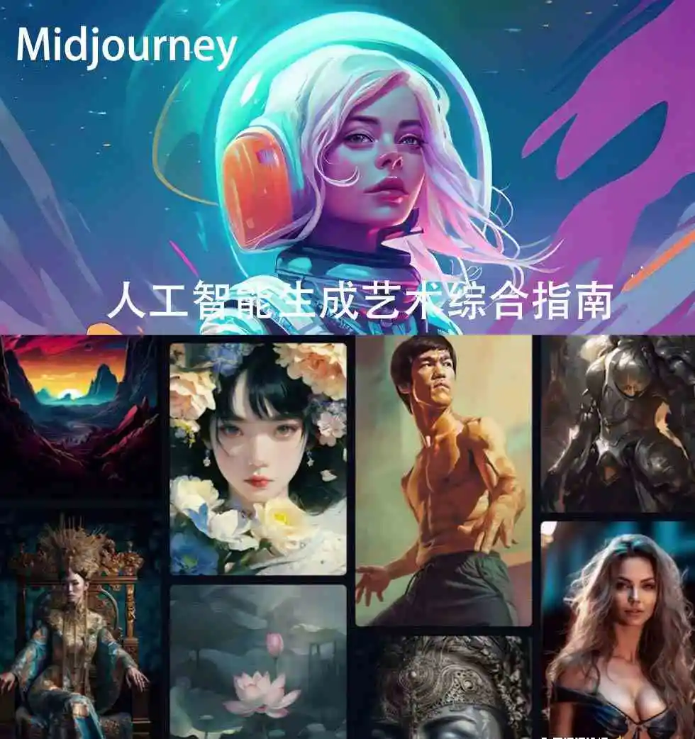 (9081期)Midjourney及ChatGPT 4人工智能生成艺术图像综合指南-9节课-中英字幕插图1 (9081期)Midjourney及ChatGPT 4人工智能生成艺术图像综合指南-9节课-中英字幕插图1