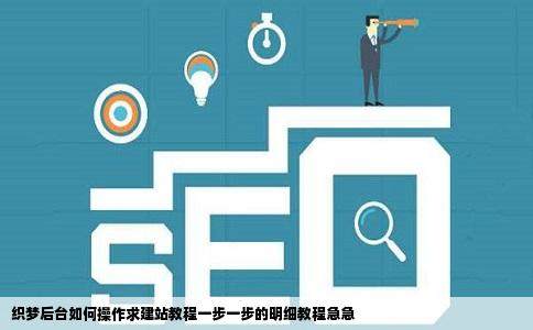织梦后台如何操作求建站教程一步一步的明细教程急急插图